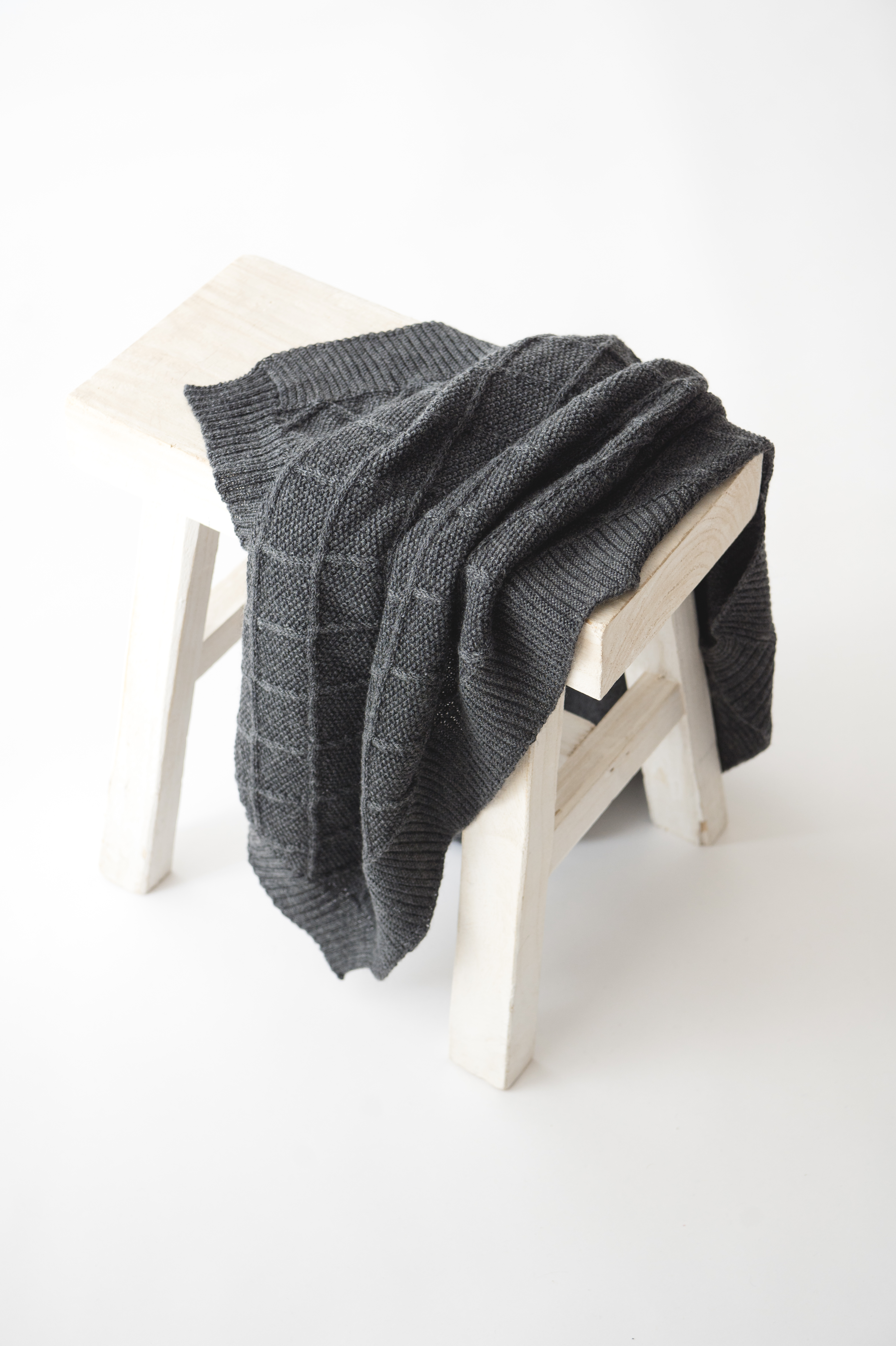 WOOL Babydecke Strick