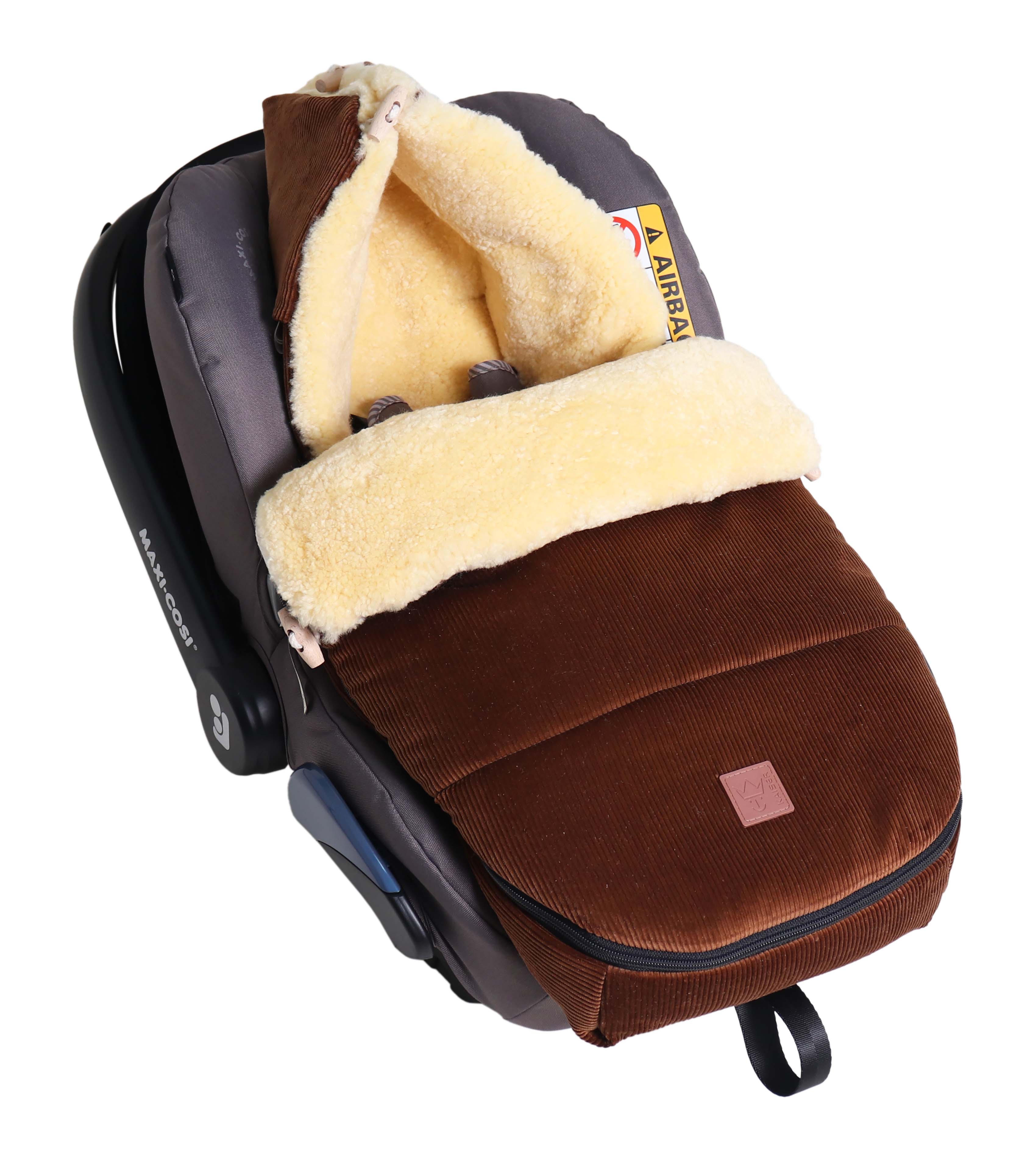 FILIA CORD Babyschalen Fußsack