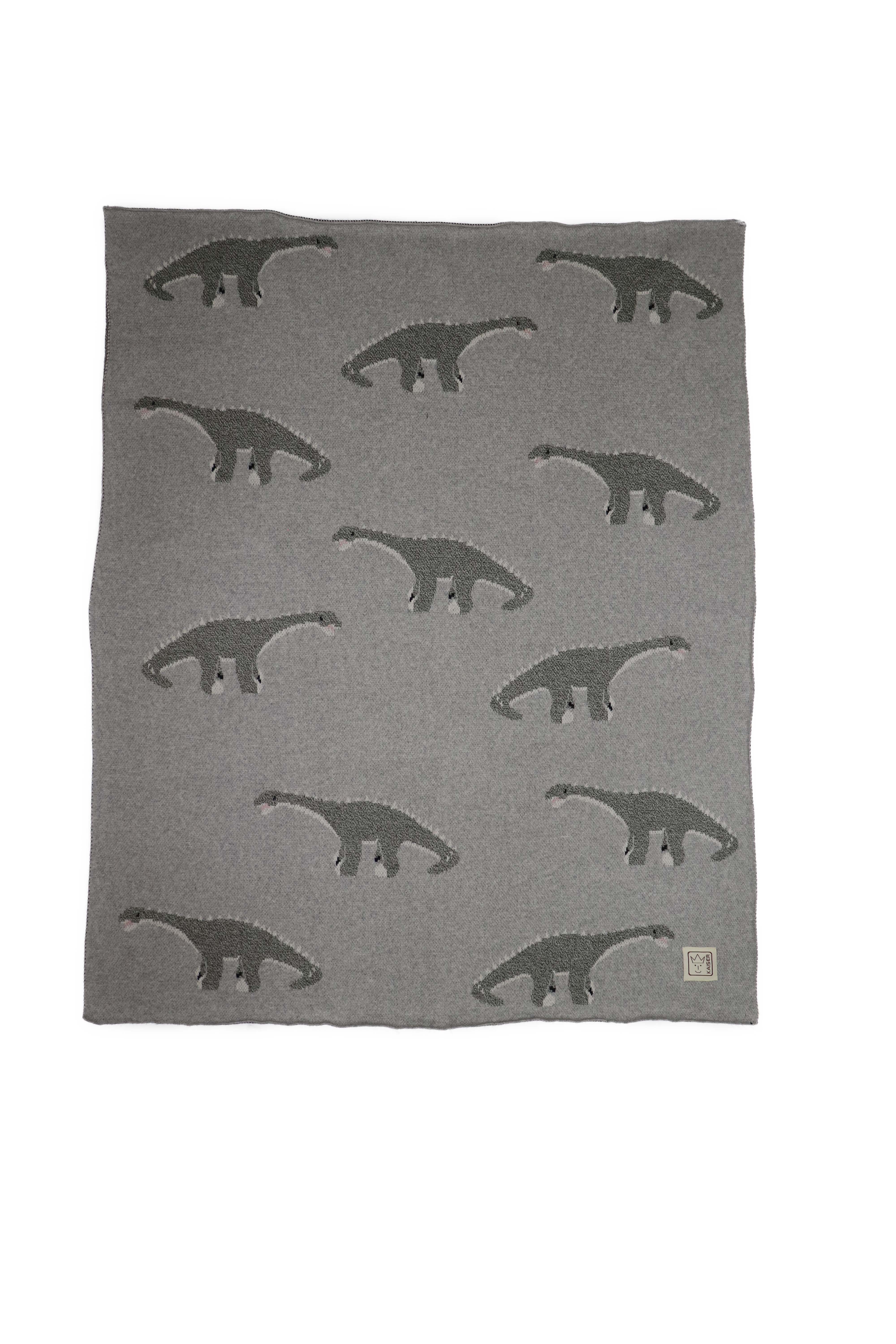 DINOSAUR Babydecke Strick