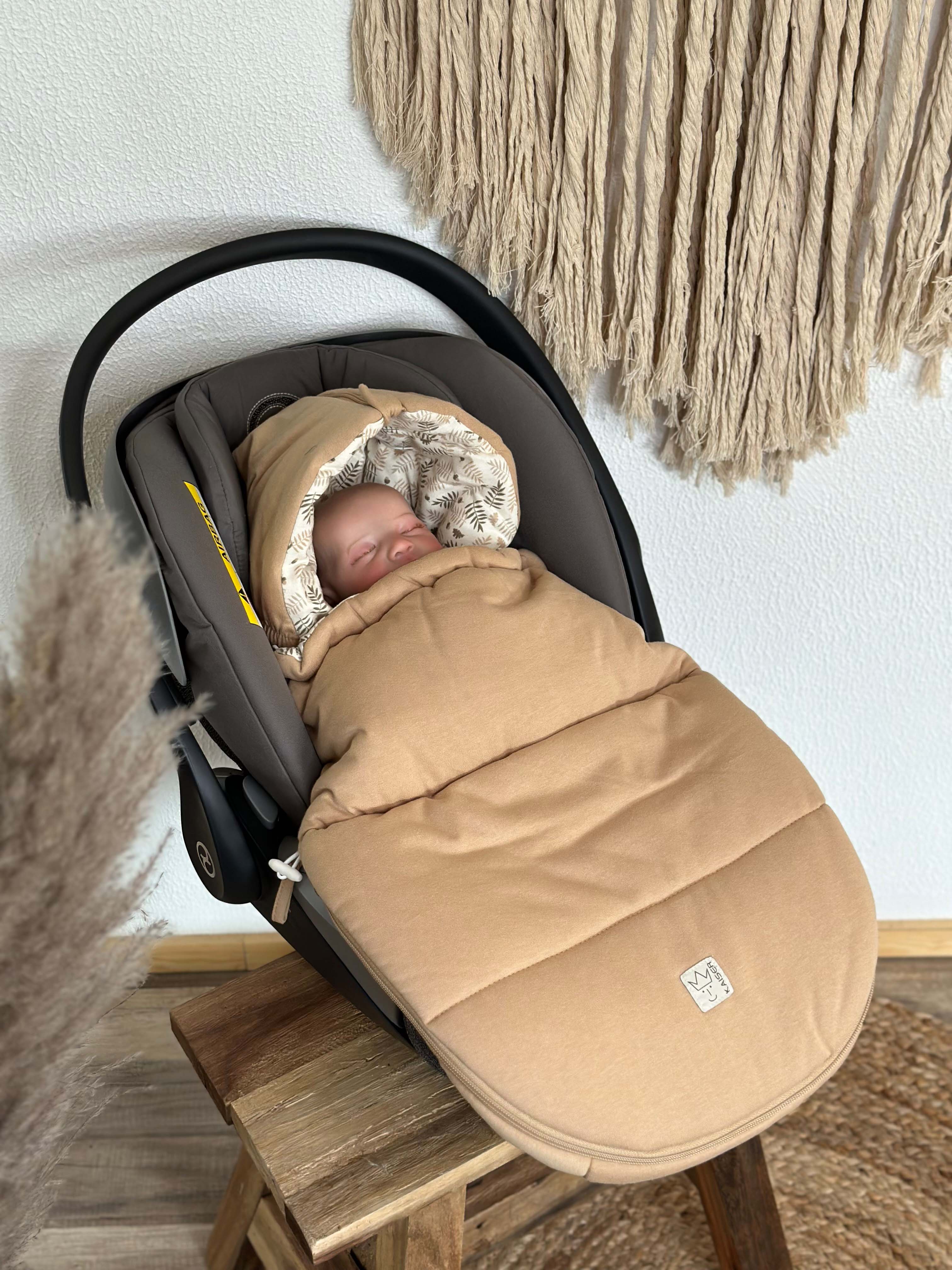 SMALL JERSEY HOODED Babyschalen Fußsack