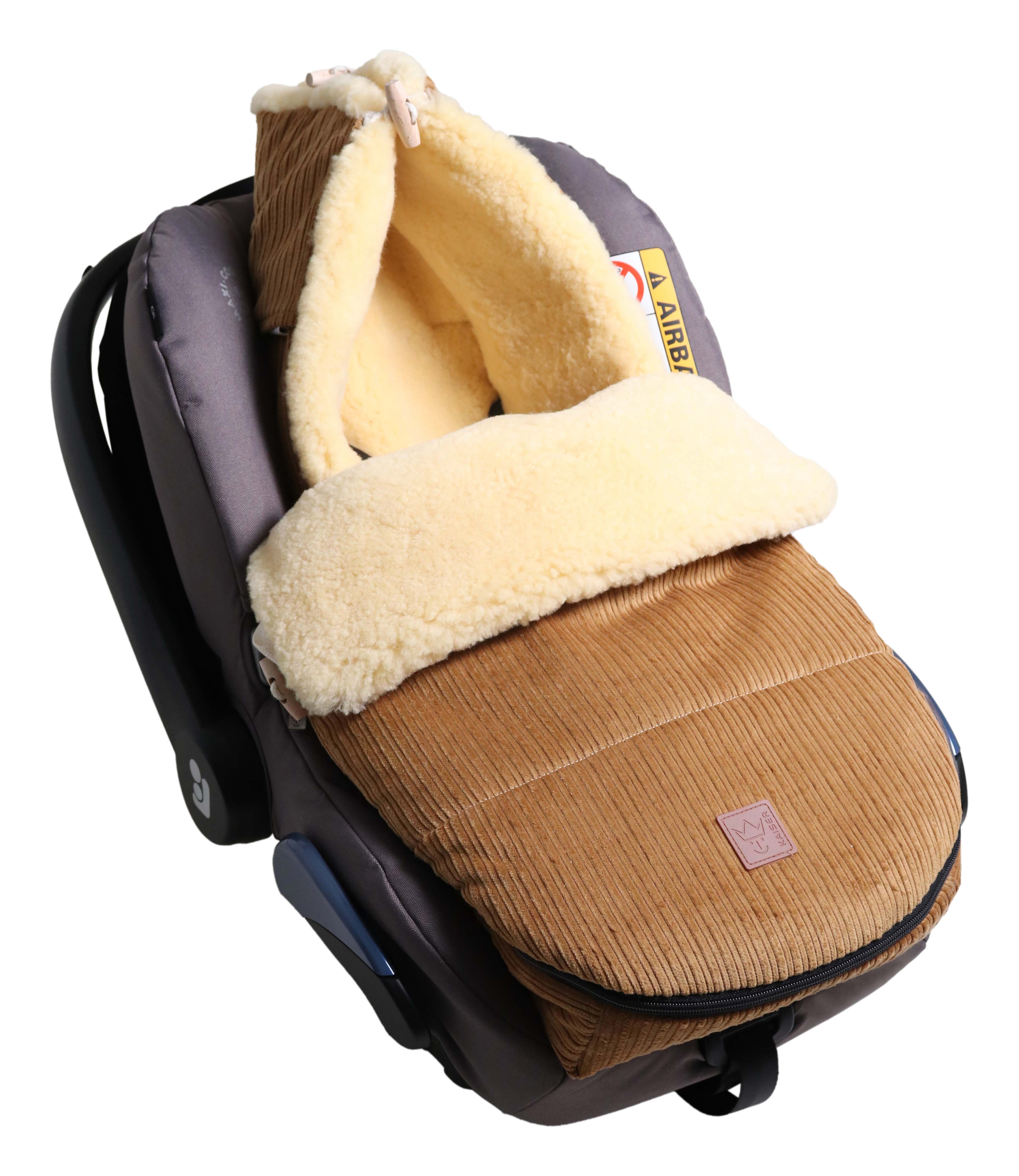 FILIA CORD Babyschalen Fußsack