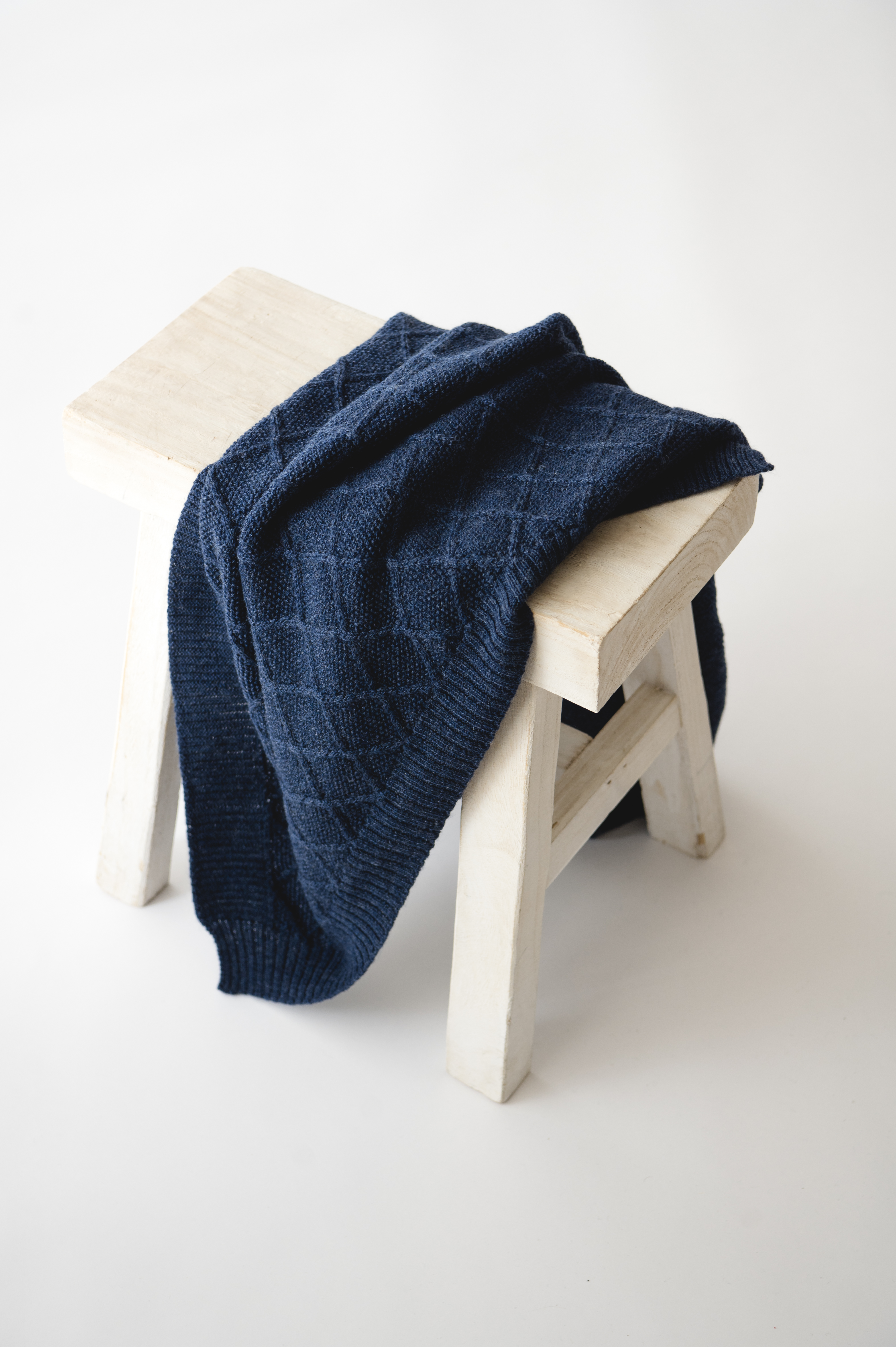 WOOL Babydecke Strick