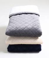 VELVET BLANKET, Sherpa Fleece creme